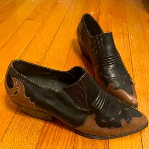 Roberta Fermani Vintage Cowgirl Ankle Boots